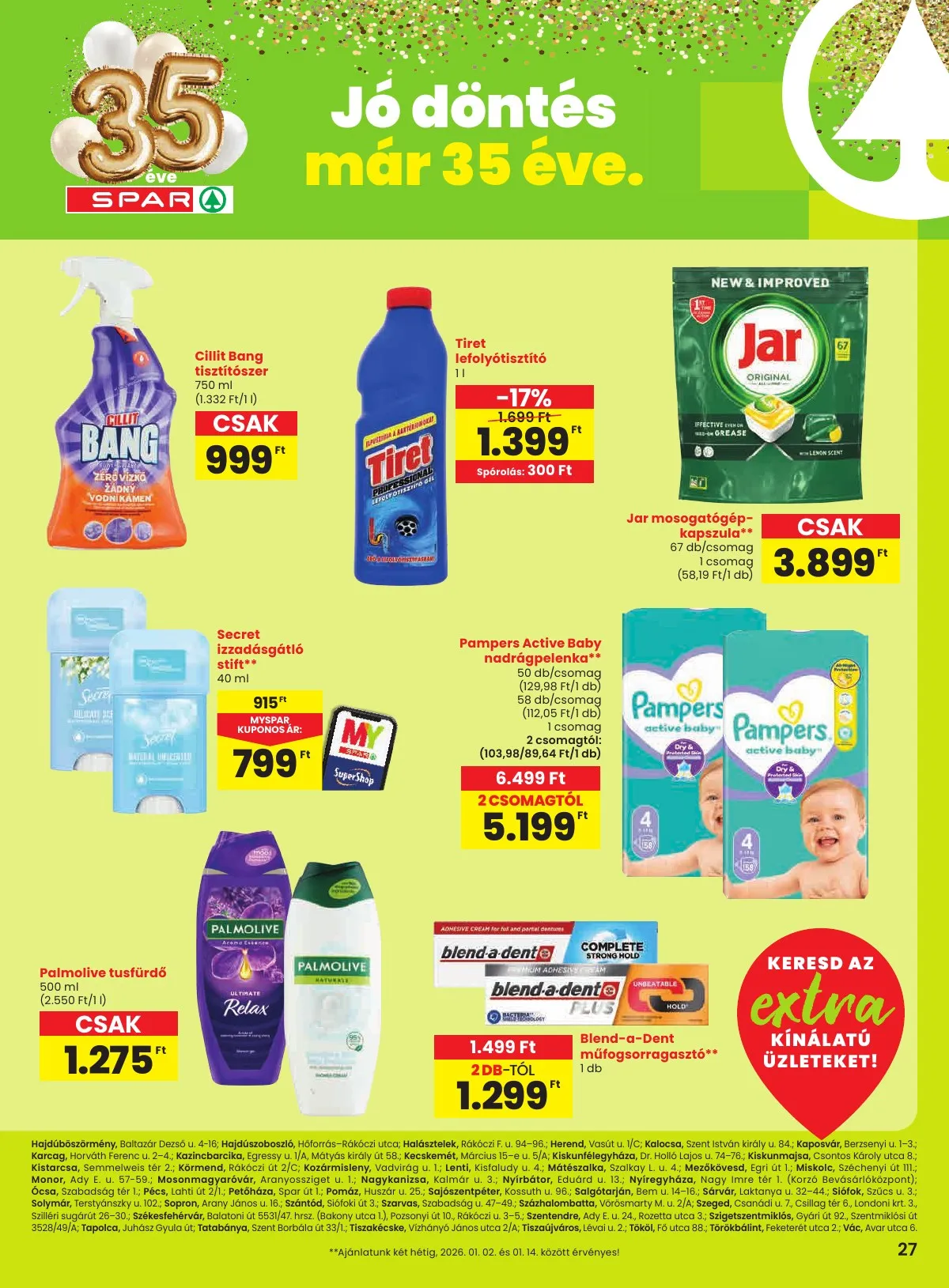 Spar akciós újság Extra 01.02–01.07 – 8. oldal