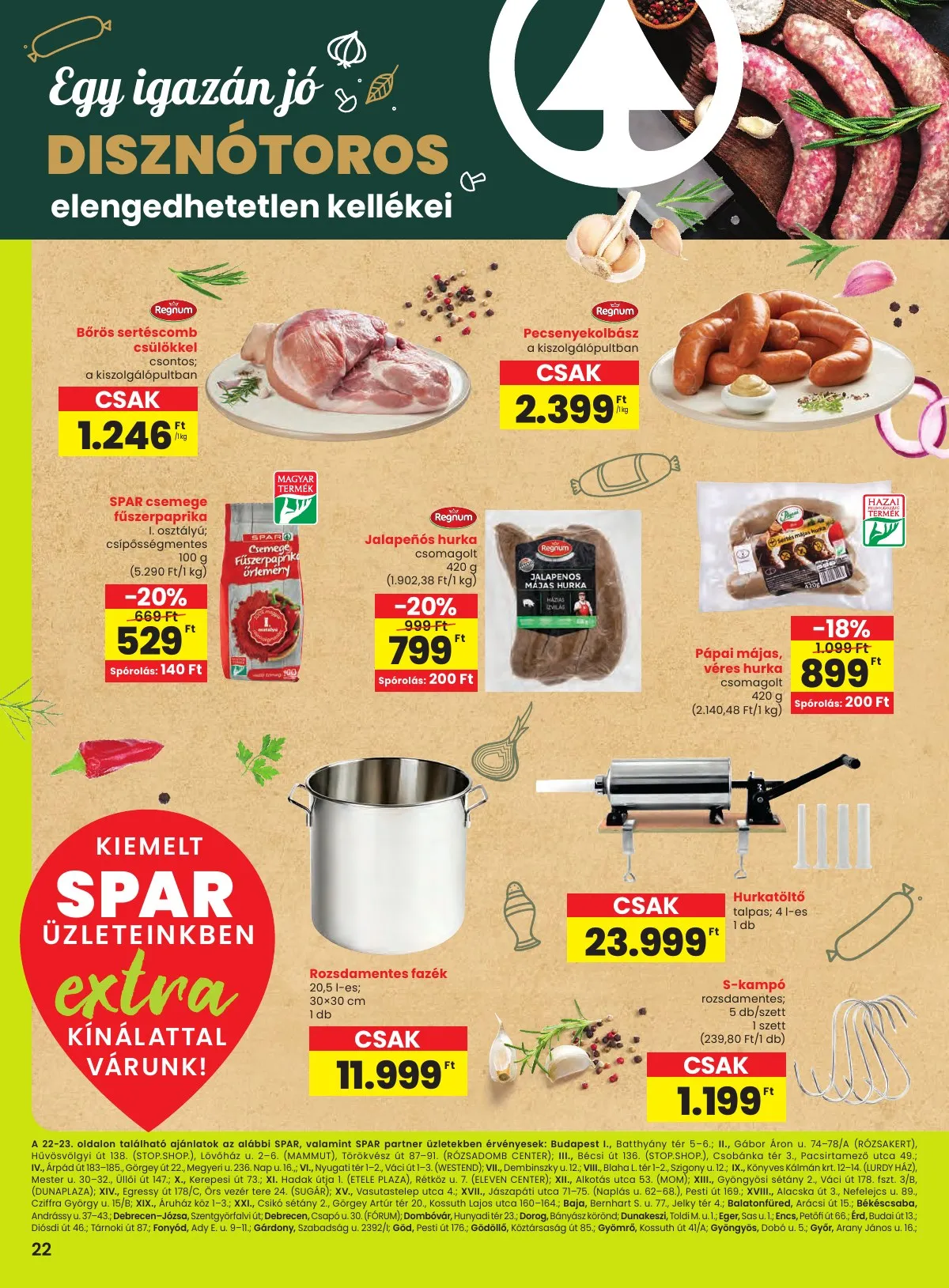 Spar akciós újság Extra 01.08–01.14 – 3. oldal