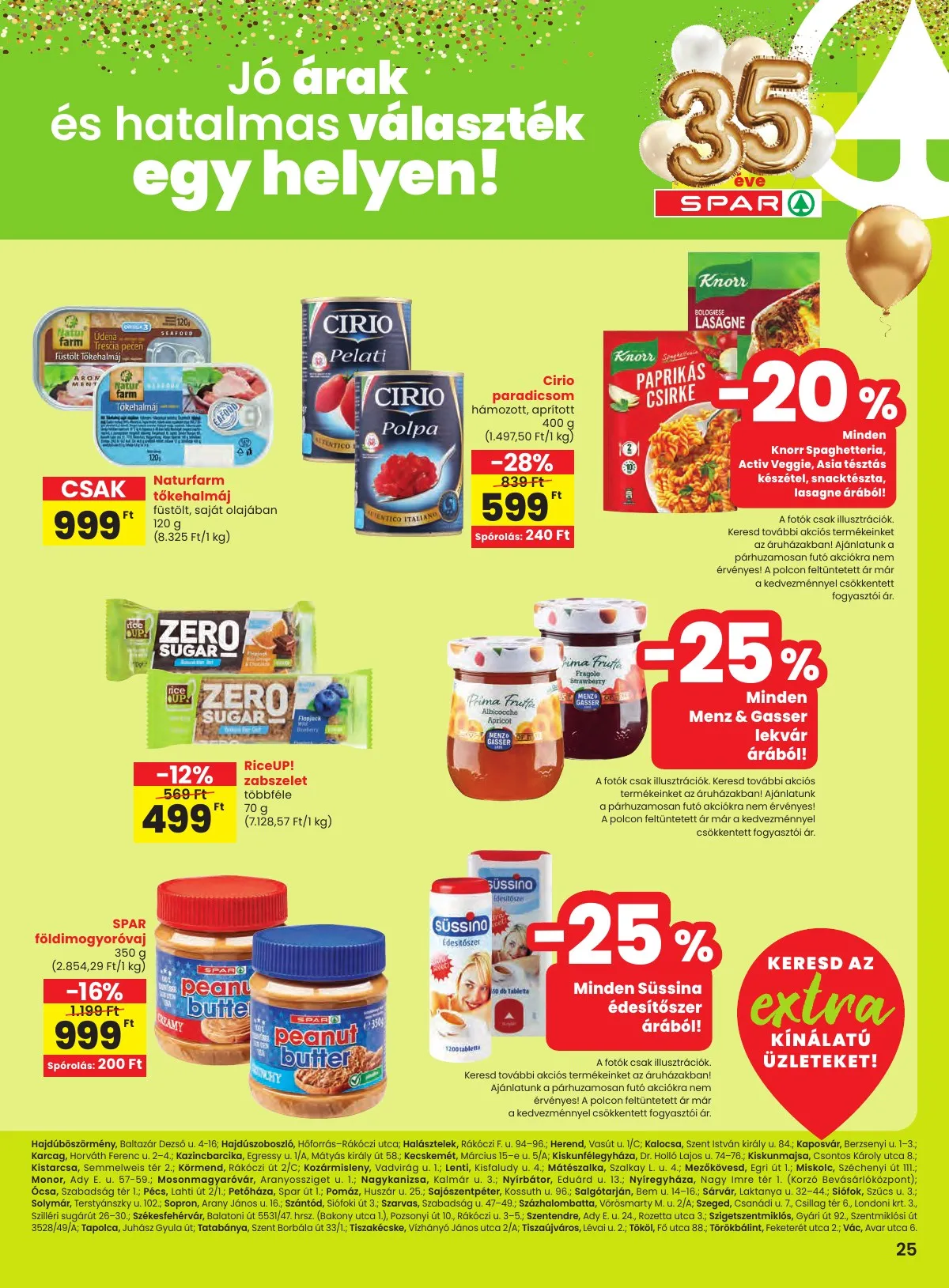 Spar akciós újság Extra 01.08–01.14 – 6. oldal