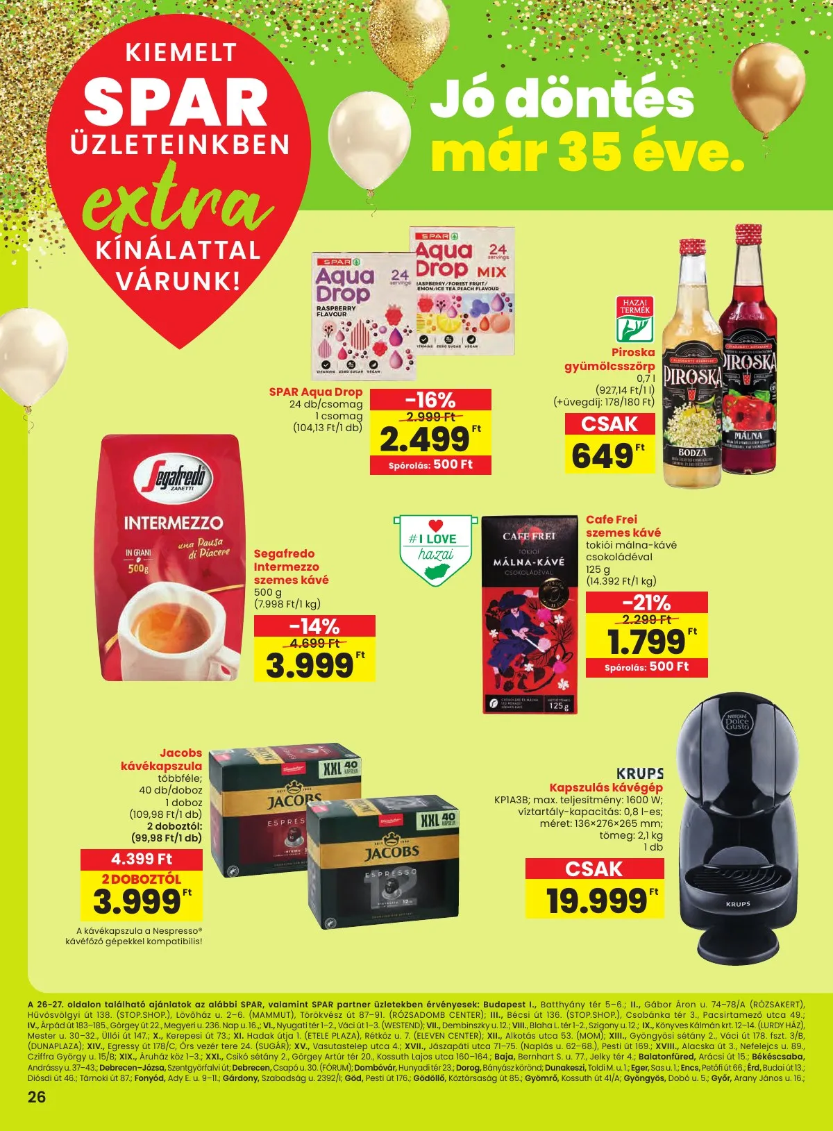 Spar akciós újság Extra 01.08–01.14 – 7. oldal