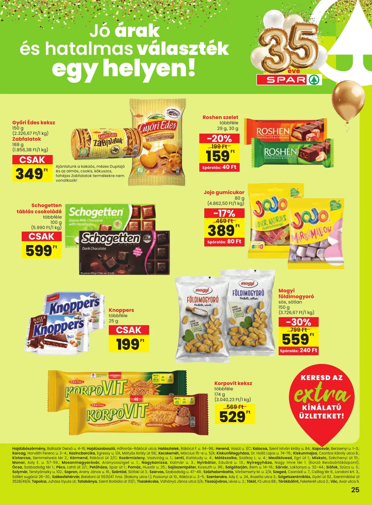 Spar akciós újság Extra 01.15–01.21 – 6. oldal