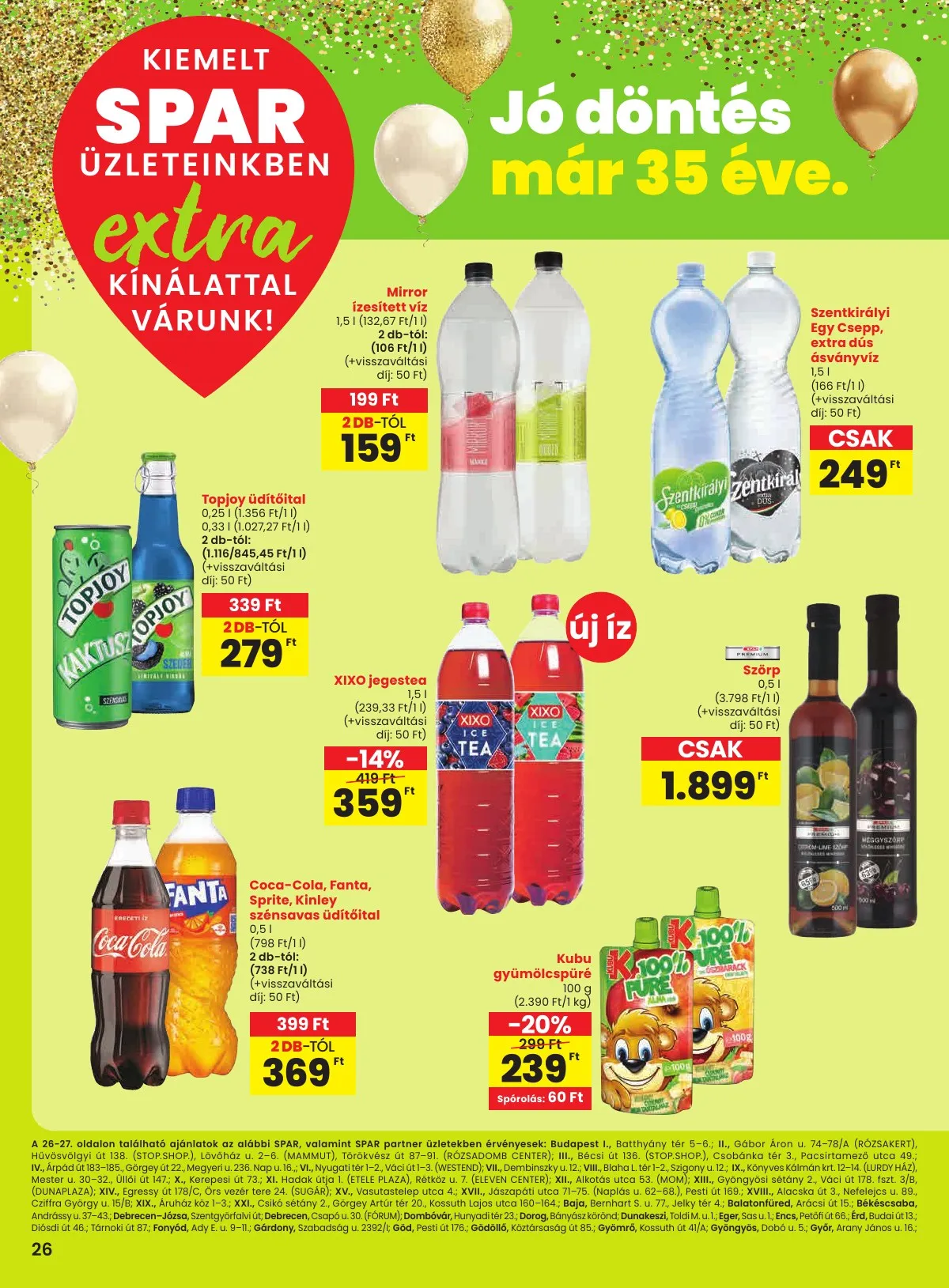 Spar akciós újság Extra 01.15–01.21 – 7. oldal
