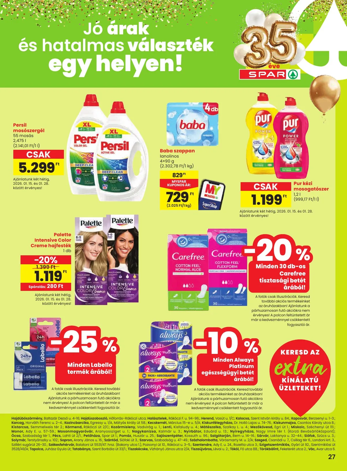 Spar akciós újság Extra 01.15–01.21 – 8. oldal