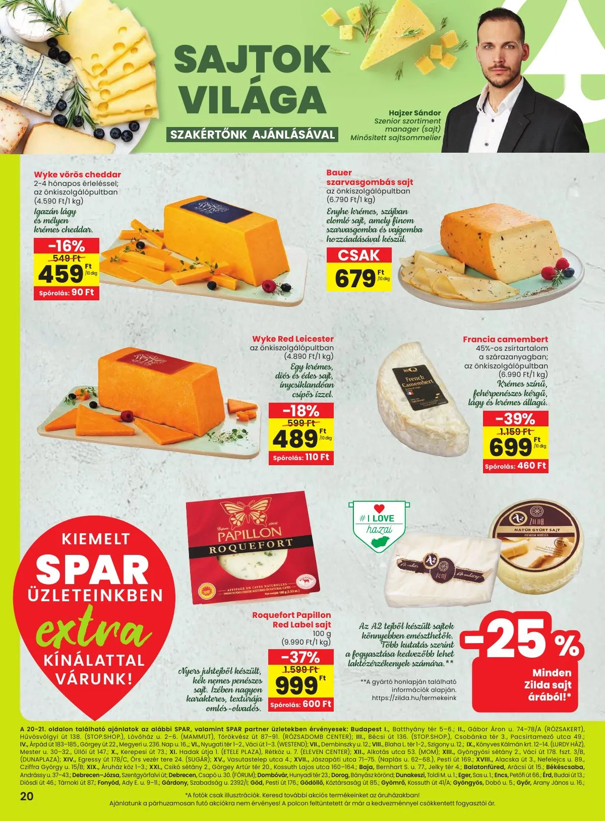 Spar akciós újság Extra 01.22–01.28