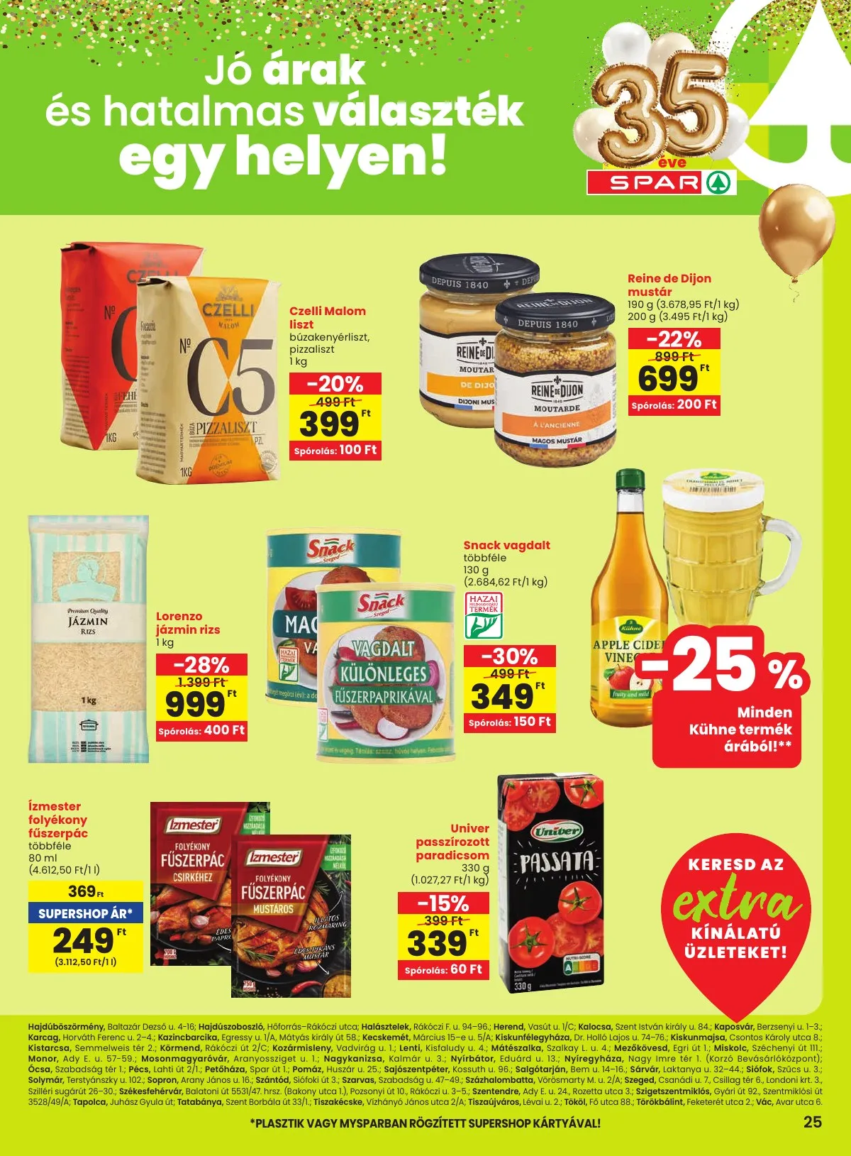 Spar akciós újság Extra 01.22–01.28 – 6. oldal