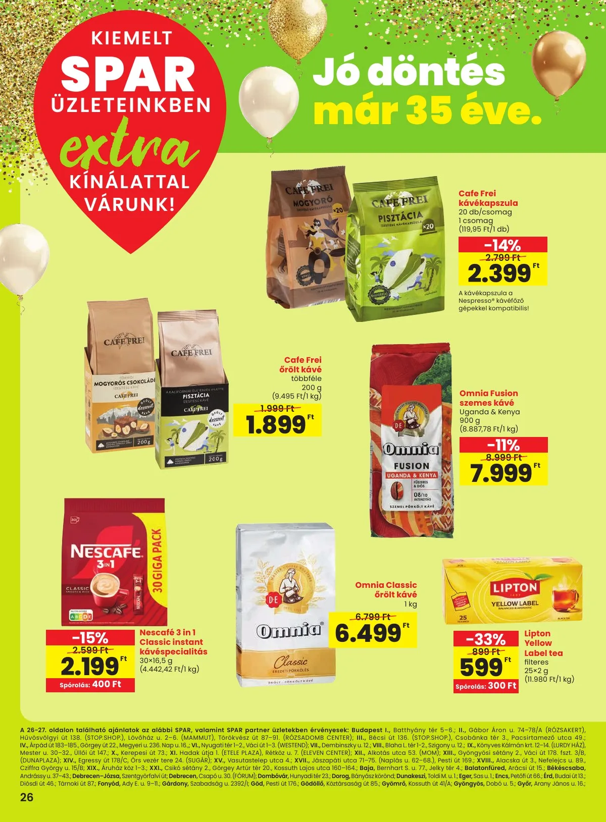 Spar akciós újság Extra 01.22–01.28 – 7. oldal