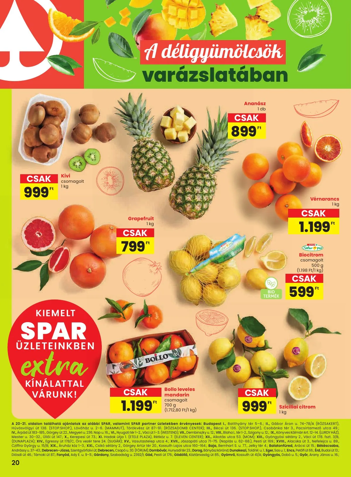 Spar akciós újság Extra 01.29–02.04