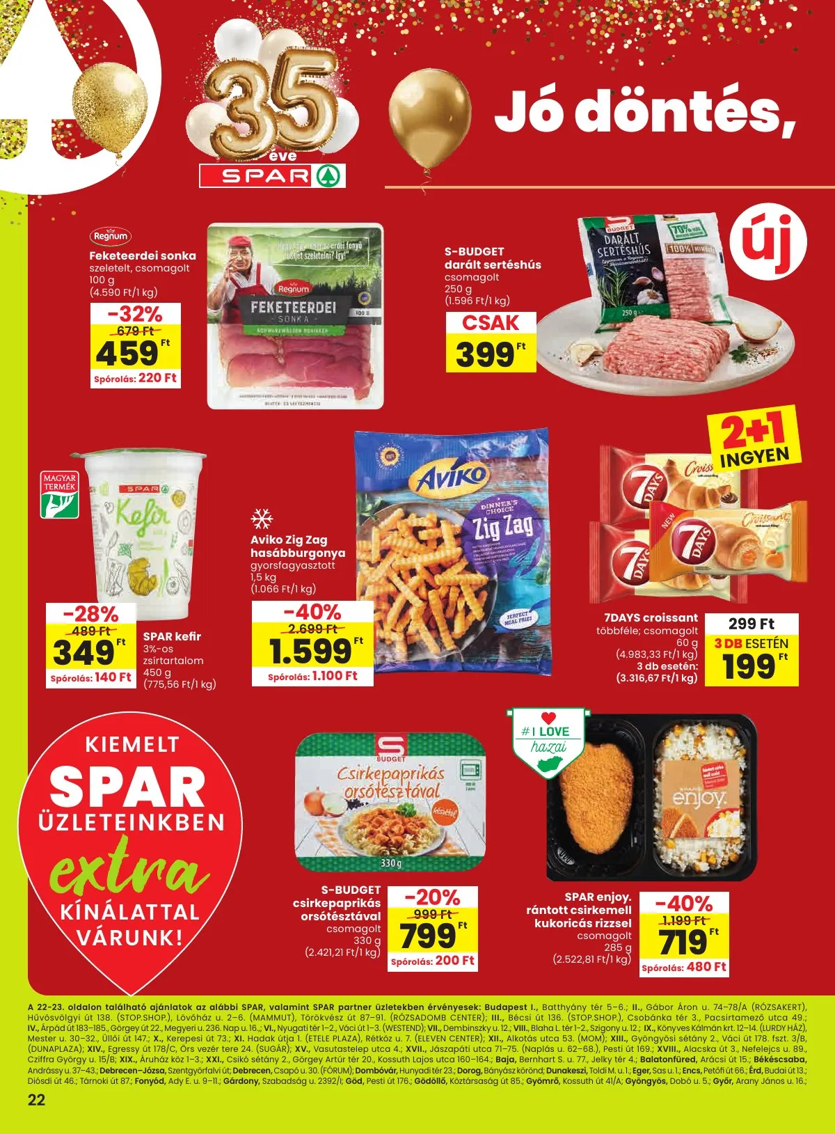 Spar akciós újság Extra 01.29–02.04 – 3. oldal