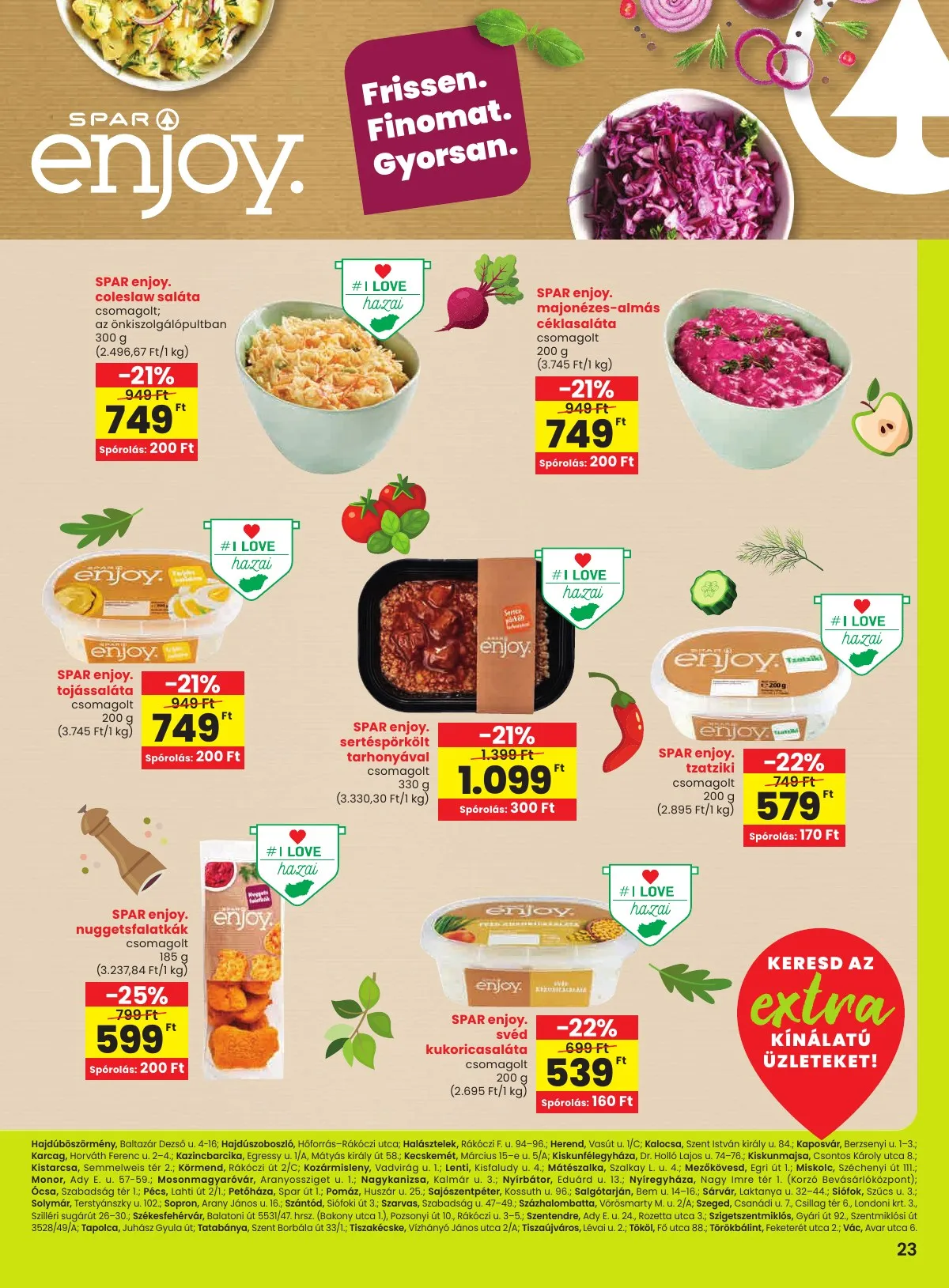 Spar akciós újság Extra 02.12–02.18 – 4. oldal