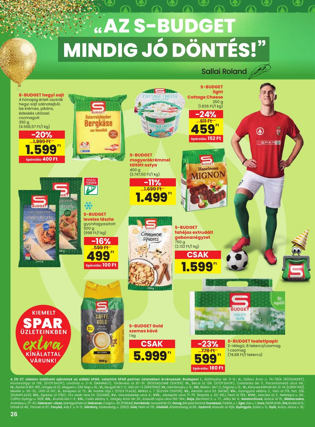 Spar akciós újság Extra 02.19–02.25 – 3. oldal