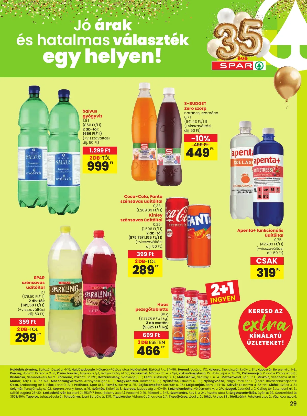 Spar akciós újság Extra 02.19–02.25 – 6. oldal