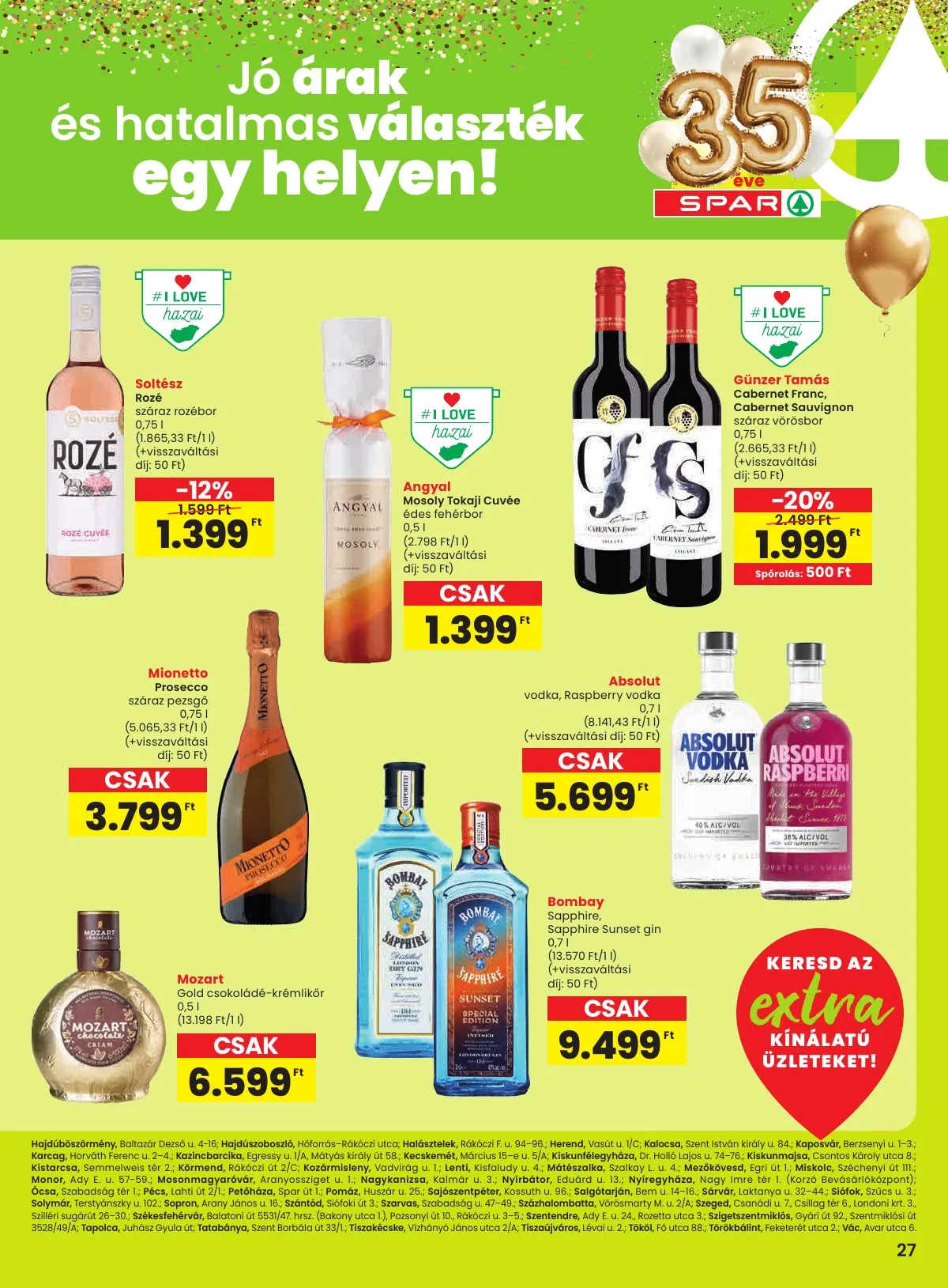 Spar akciós újság Extra 02.26–03.04 – 8. oldal