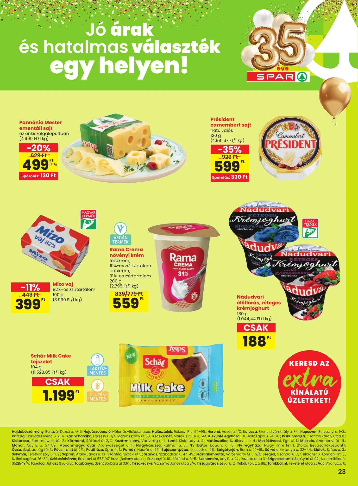 Spar akciós újság Extra 03.05–03.11 – 4. oldal