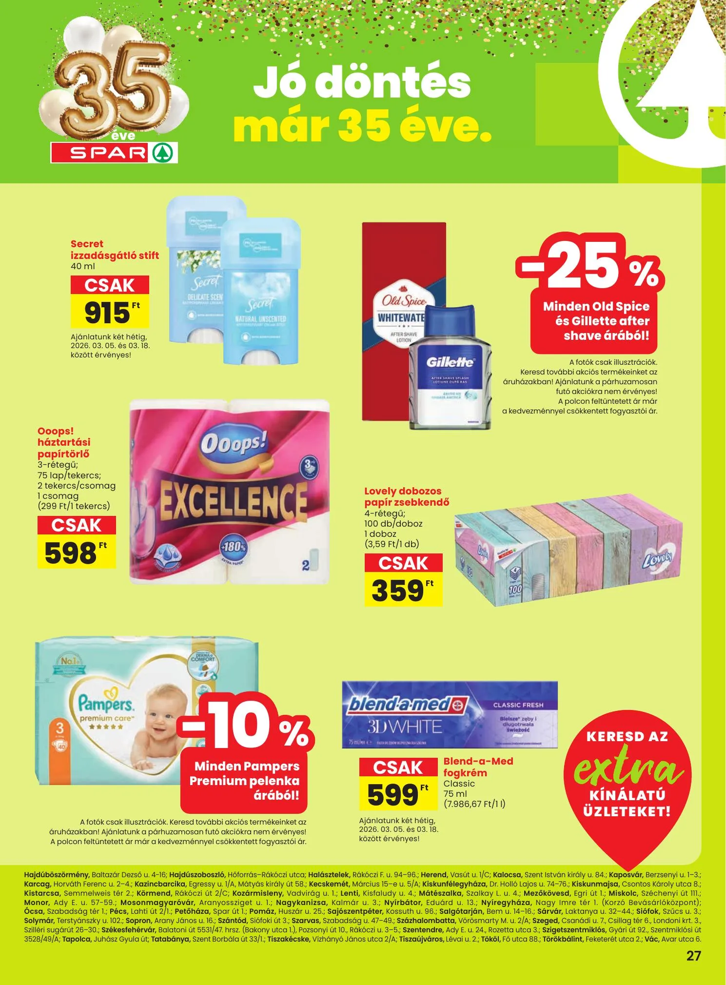 Spar akciós újság Extra 03.05–03.11 – 8. oldal