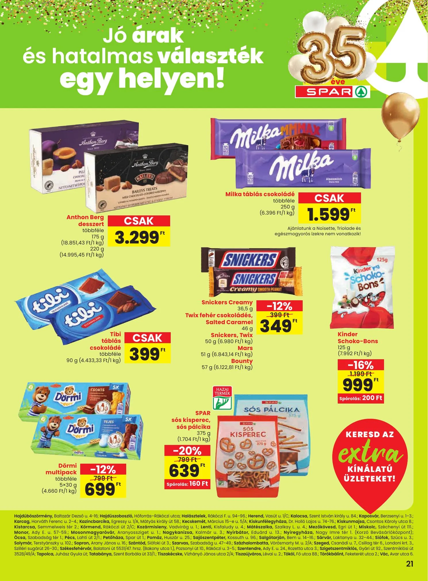 Spar akciós újság Extra 03.12–03.18 – 6. oldal
