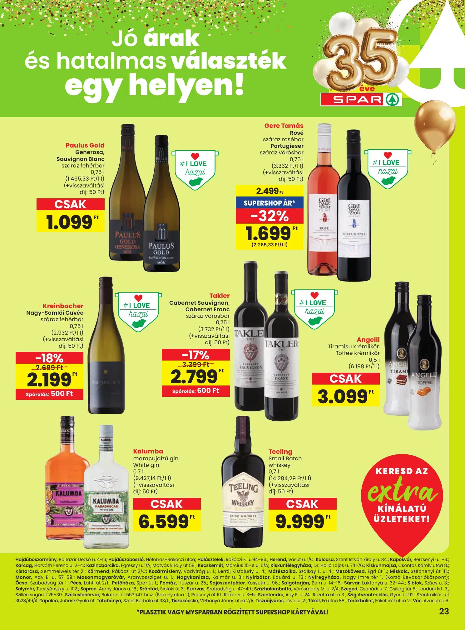 Spar akciós újság Extra 03.12–03.18 – 8. oldal