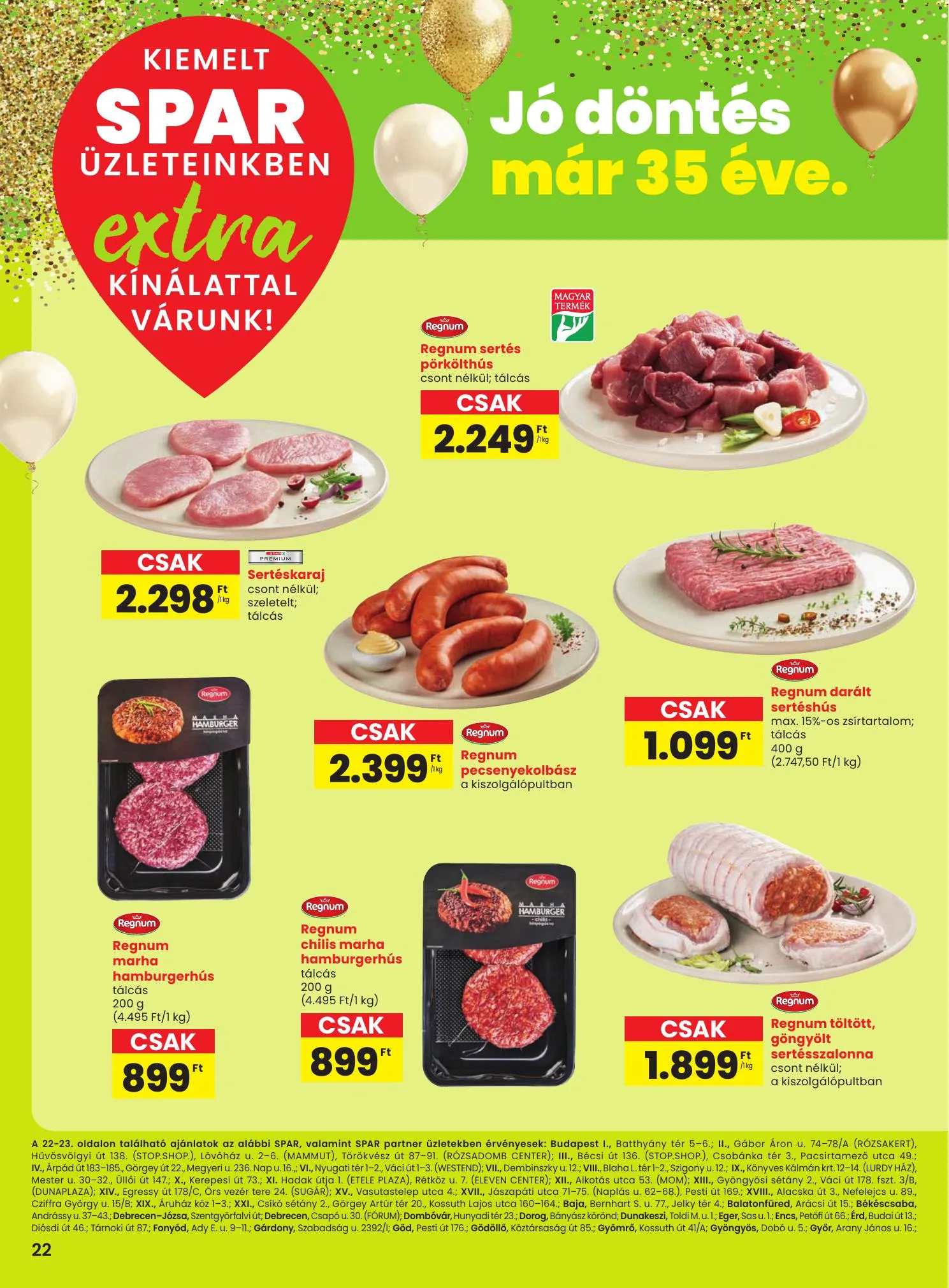 Spar akciós újság Extra 03.19–03.25 – 3. oldal