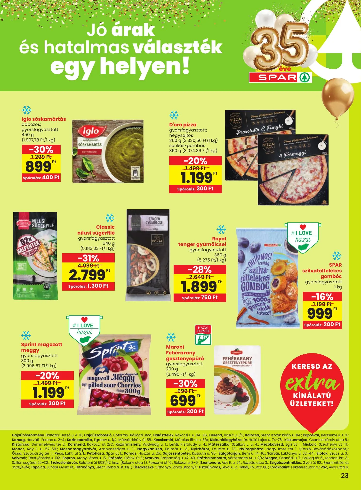 Spar akciós újság Extra 03.19–03.25 – 4. oldal