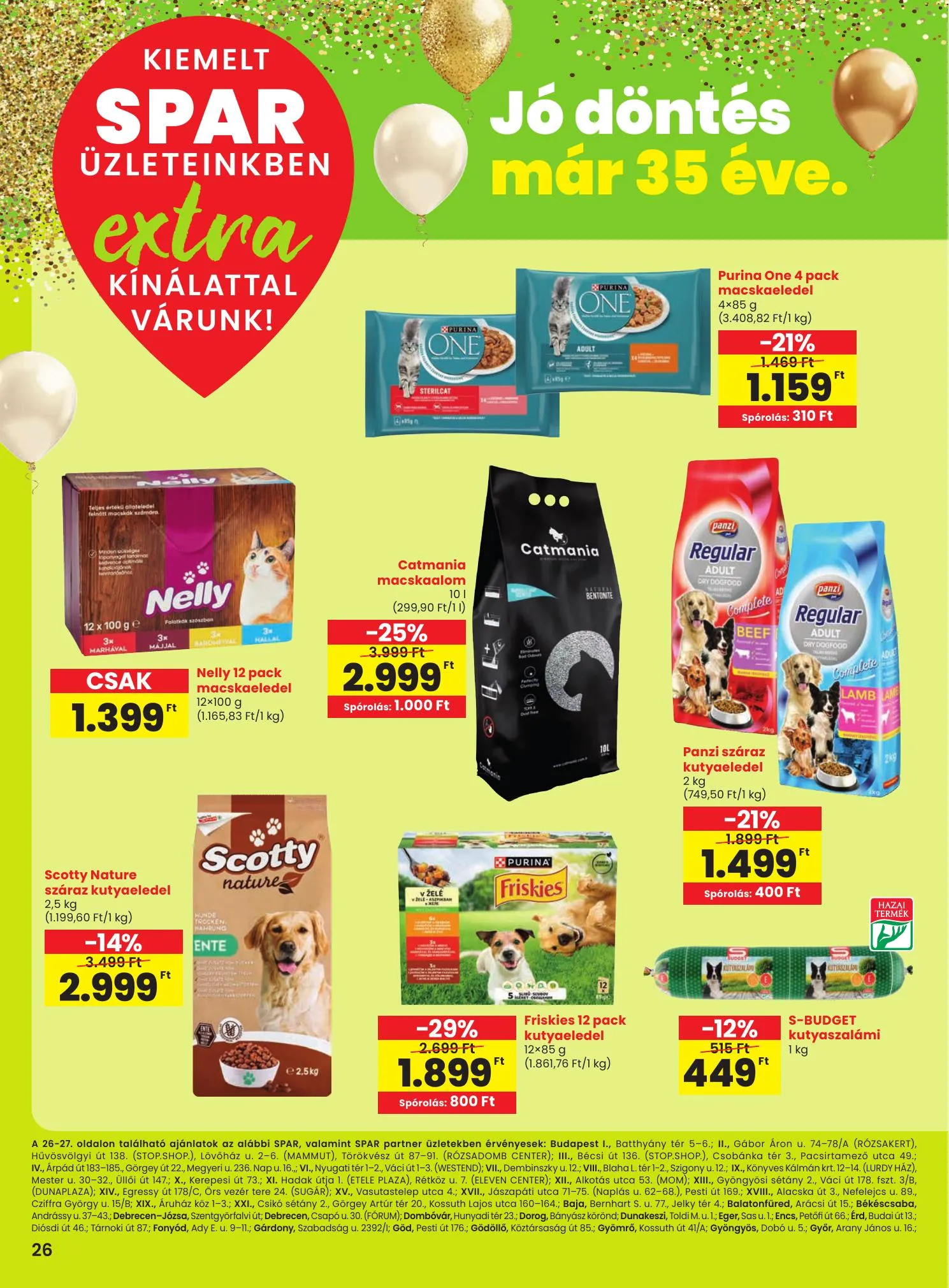 Spar akciós újság Extra 03.19–03.25 – 7. oldal