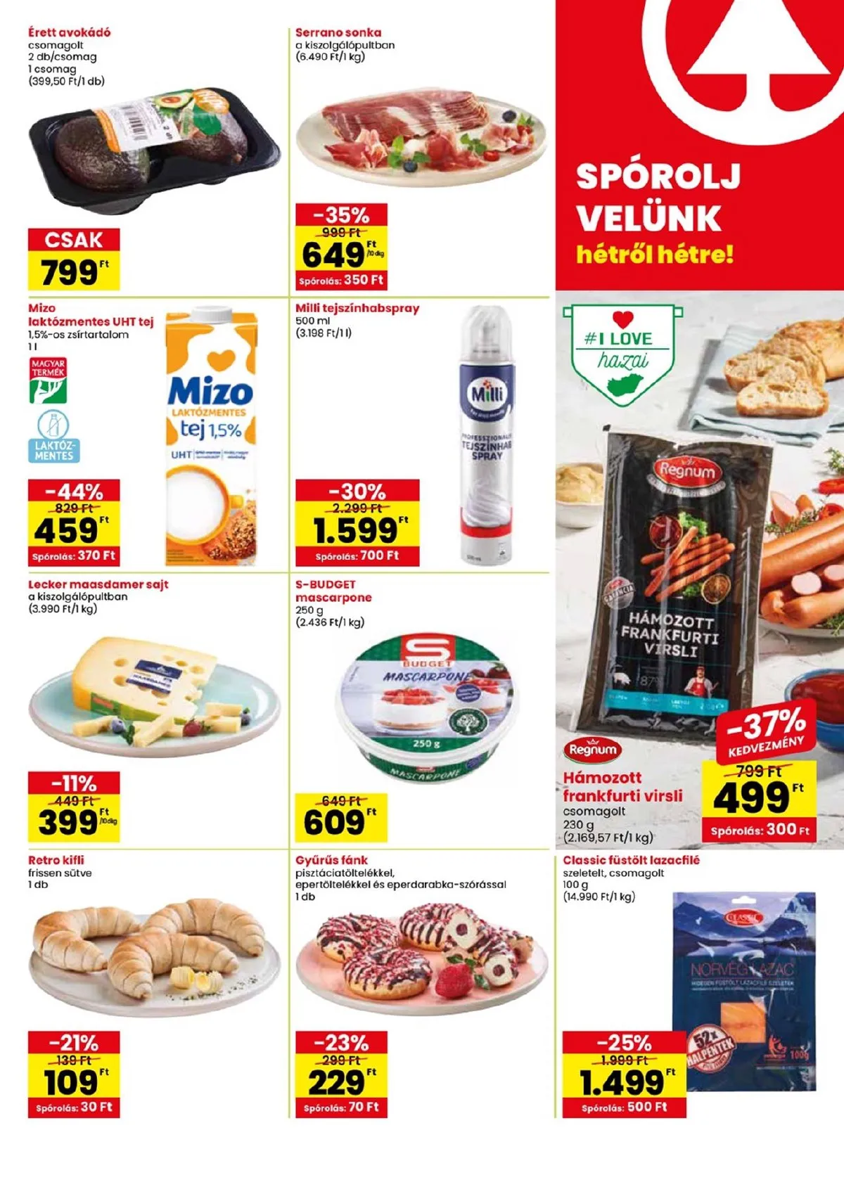 Spar akciós újság Huvosvolgy ujranyitas 10.03–10.09 – 3. oldal