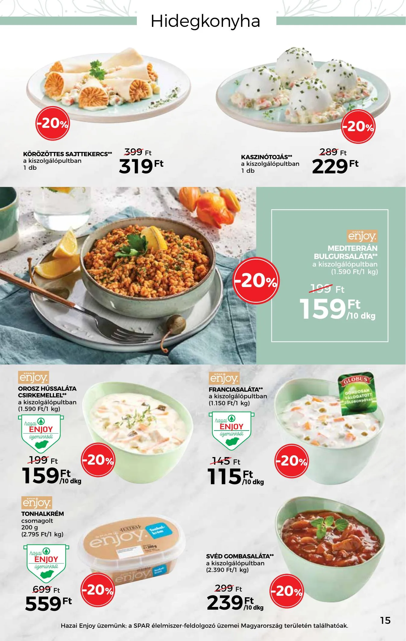 Spar akciós újság Inyenc katalógus 03.17–04.03 – 15. oldal