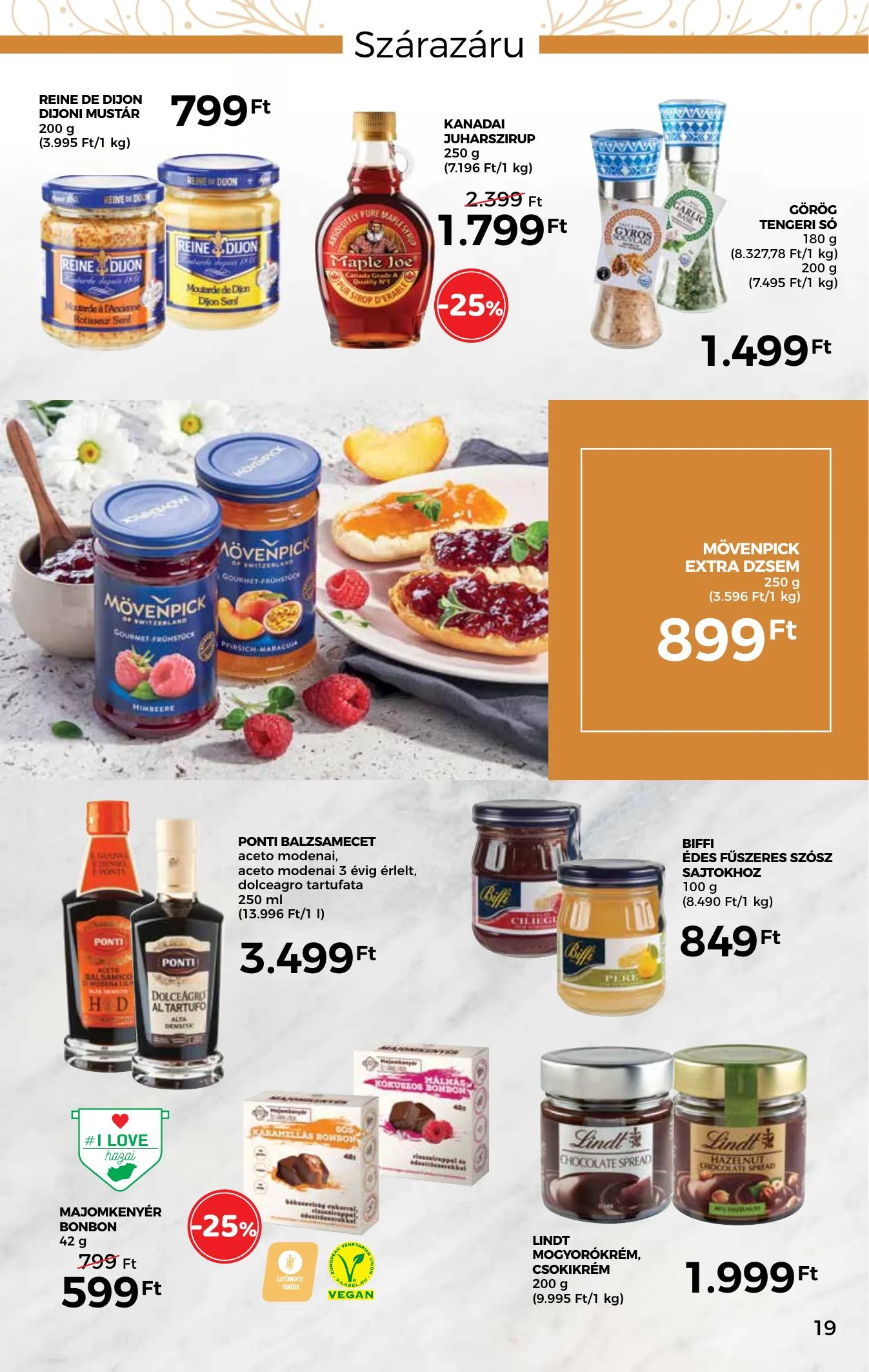 Spar akciós újság Inyenc katalógus 03.17–04.03 – 19. oldal