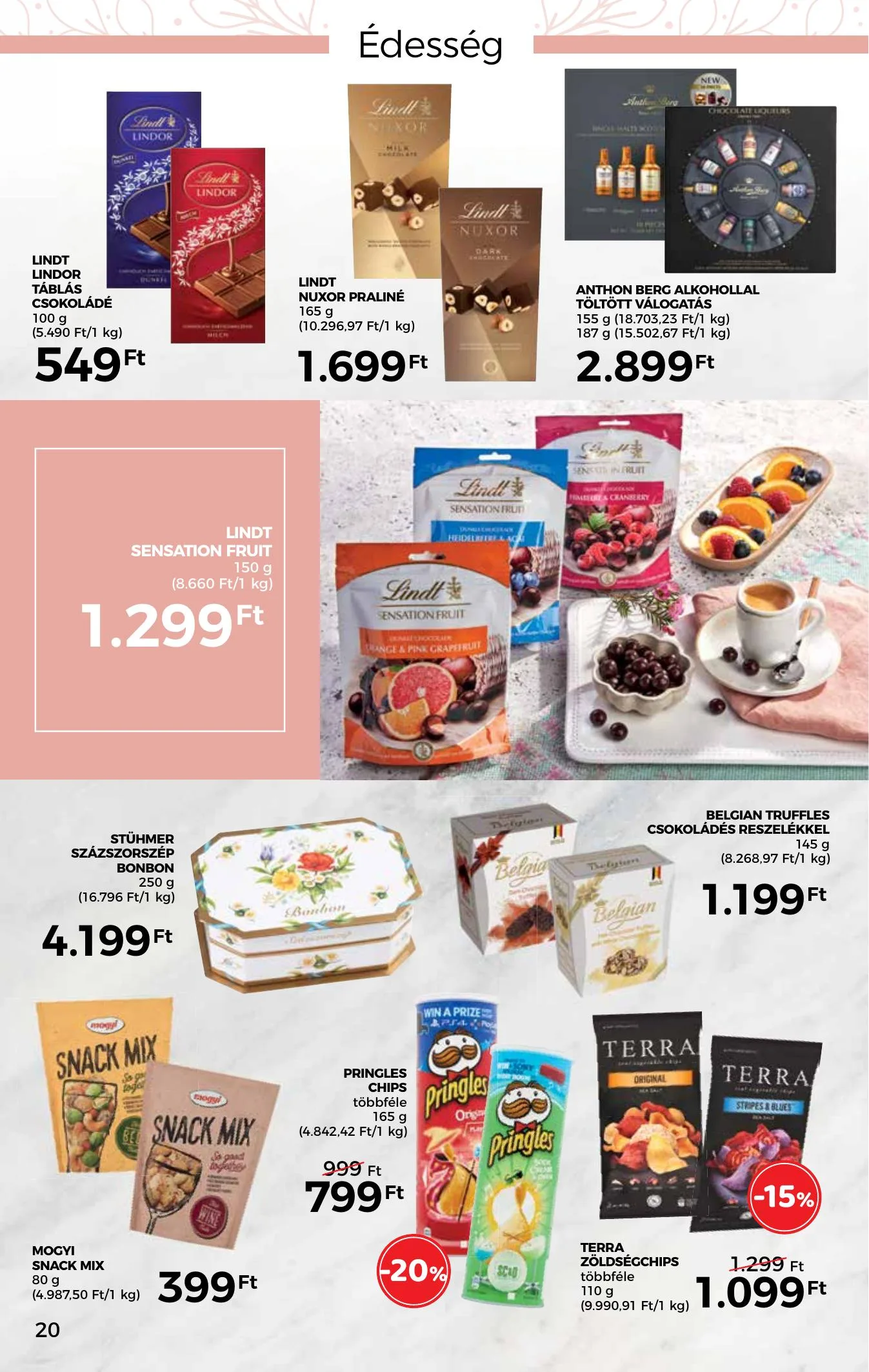 Spar akciós újság Inyenc katalógus 03.17–04.03 – 20. oldal