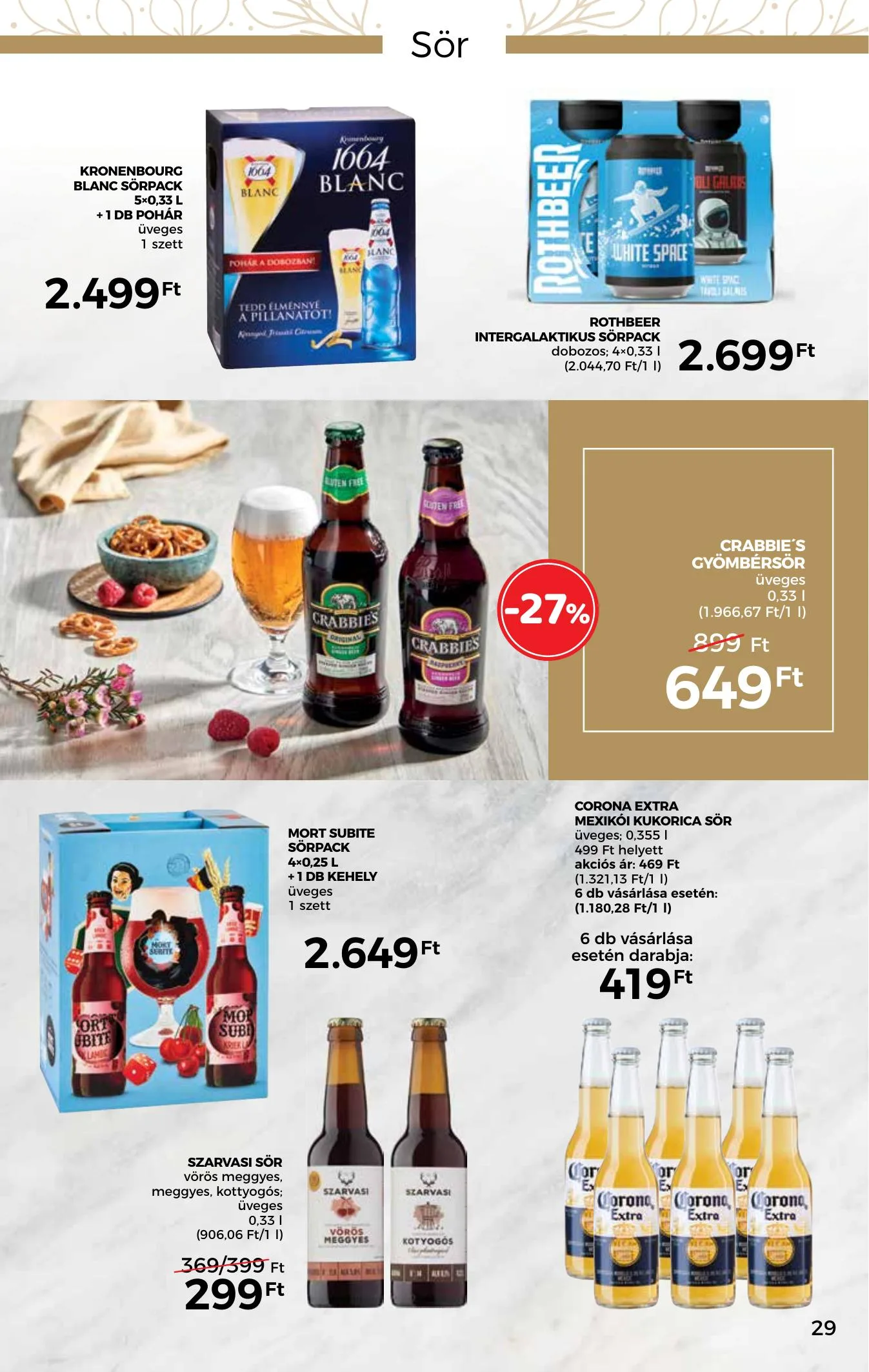 Spar akciós újság Inyenc katalógus 03.17–04.03 – 29. oldal