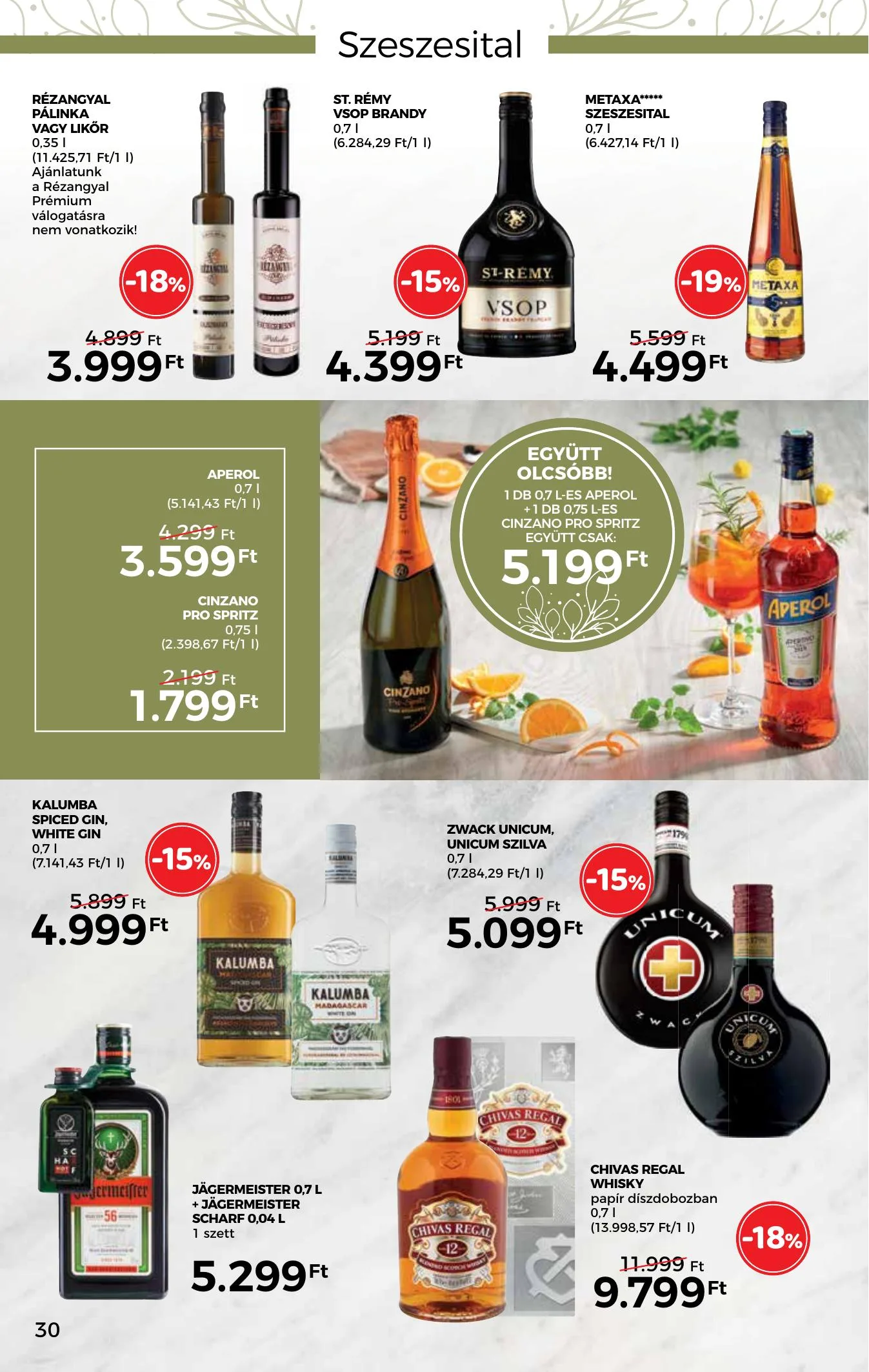 Spar akciós újság Inyenc katalógus 03.17–04.03 – 30. oldal