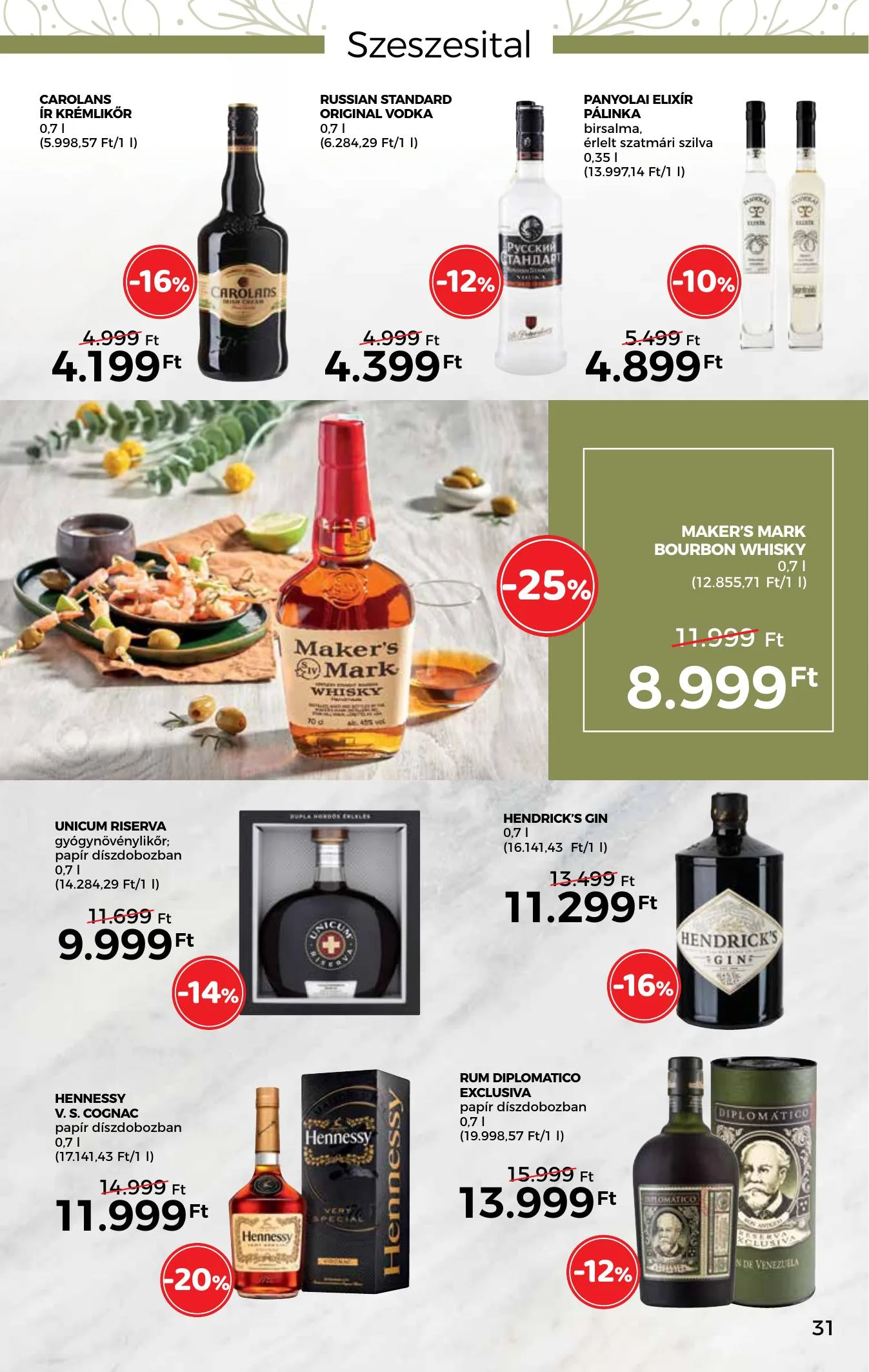Spar akciós újság Inyenc katalógus 03.17–04.03 – 31. oldal