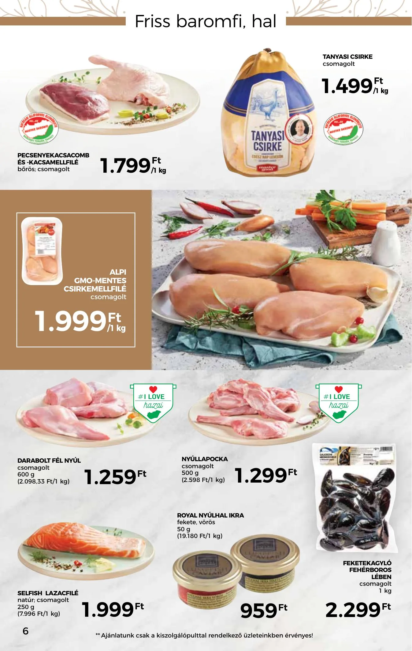 Spar akciós újság Inyenc katalógus 03.17–04.03 – 6. oldal