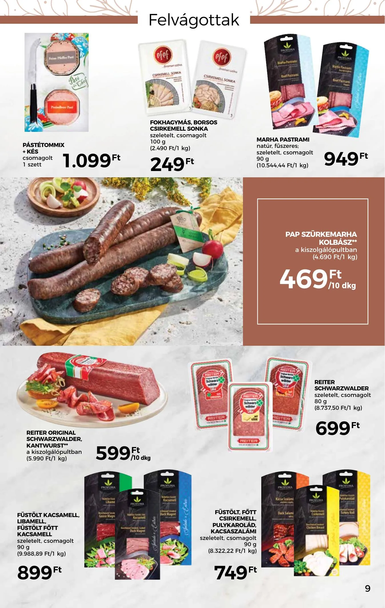 Spar akciós újság Inyenc katalógus 03.17–04.03 – 9. oldal