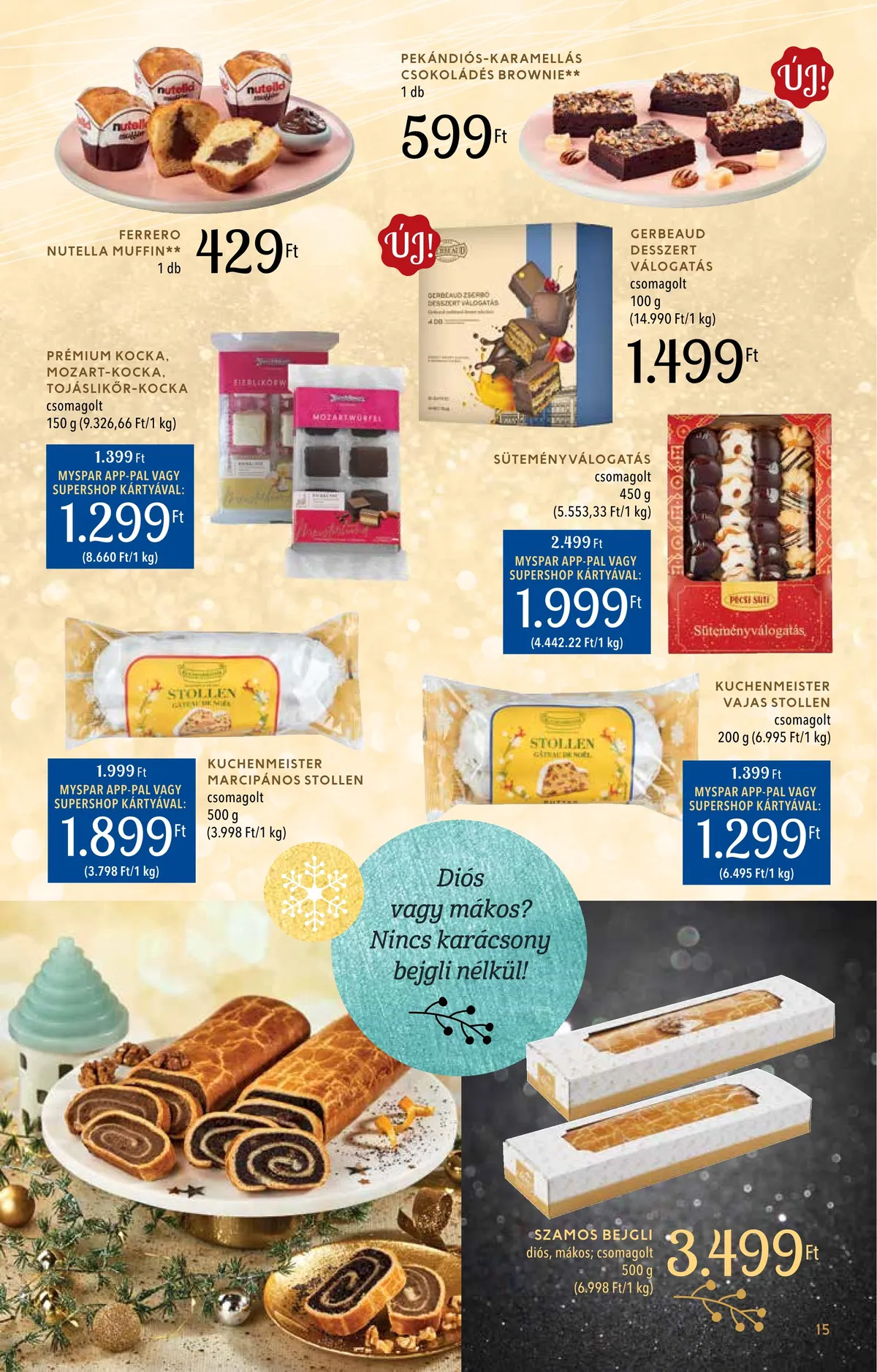 Spar akciós újság Inyenc 11.28–12.24 – 15. oldal
