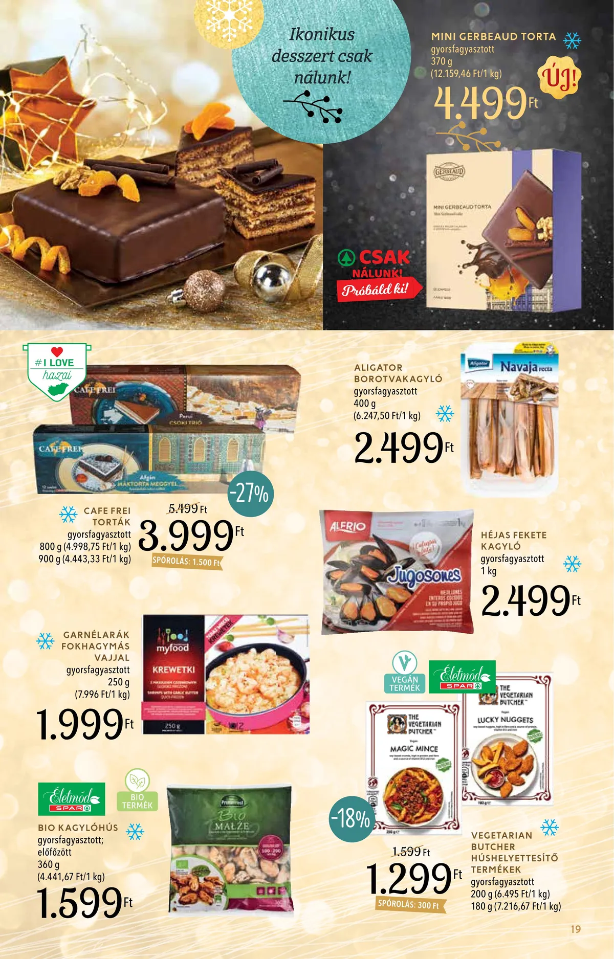 Spar akciós újság Inyenc 11.28–12.24 – 19. oldal