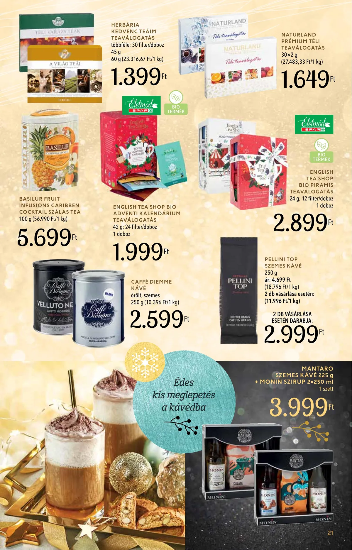 Spar akciós újság Inyenc 11.28–12.24 – 21. oldal