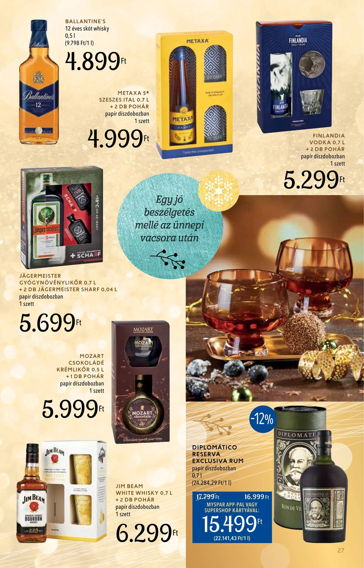 Spar akciós újság Inyenc 11.28–12.24 – 27. oldal