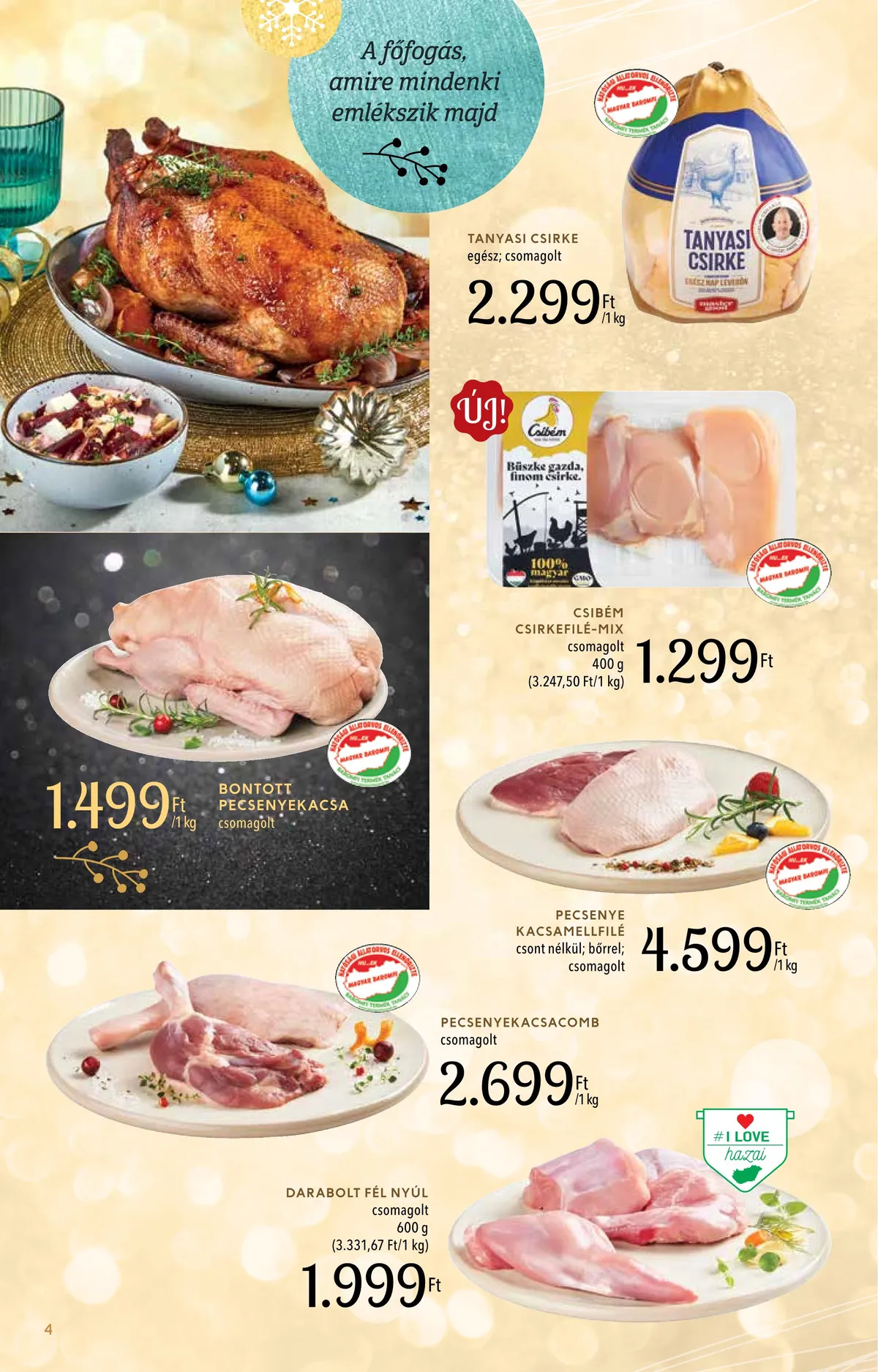 Spar akciós újság Inyenc 11.28–12.24 – 4. oldal