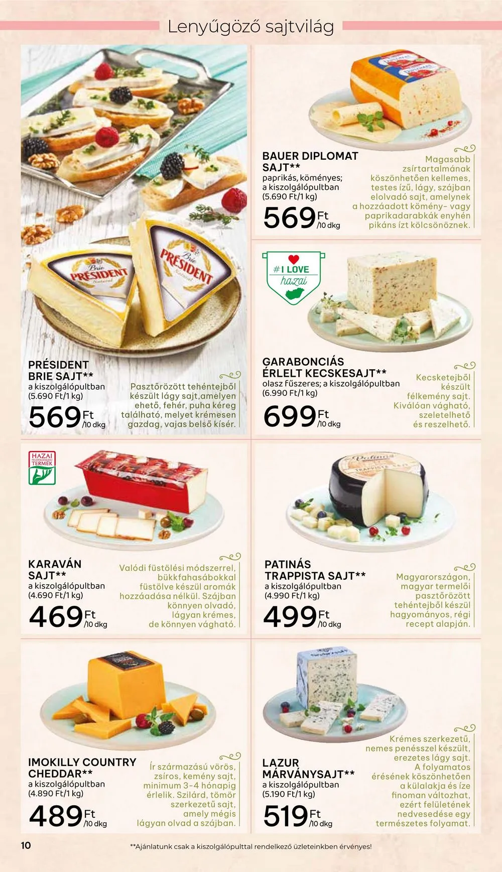 Spar akciós újság Inyenc 03.22–04.08 – 10. oldal