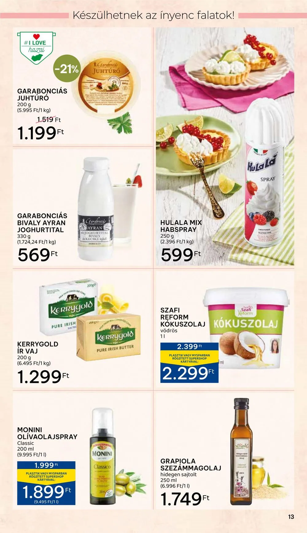 Spar akciós újság Inyenc 03.22–04.08 – 13. oldal