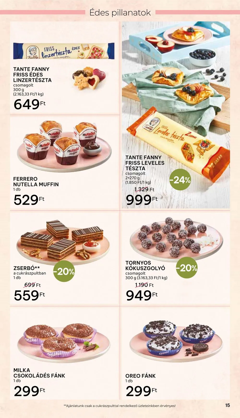 Spar akciós újság Inyenc 03.22–04.08 – 15. oldal