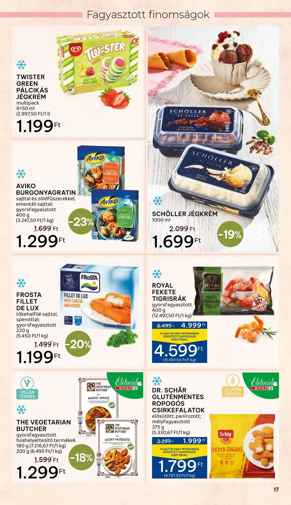 Spar akciós újság Inyenc 03.22–04.08 – 17. oldal