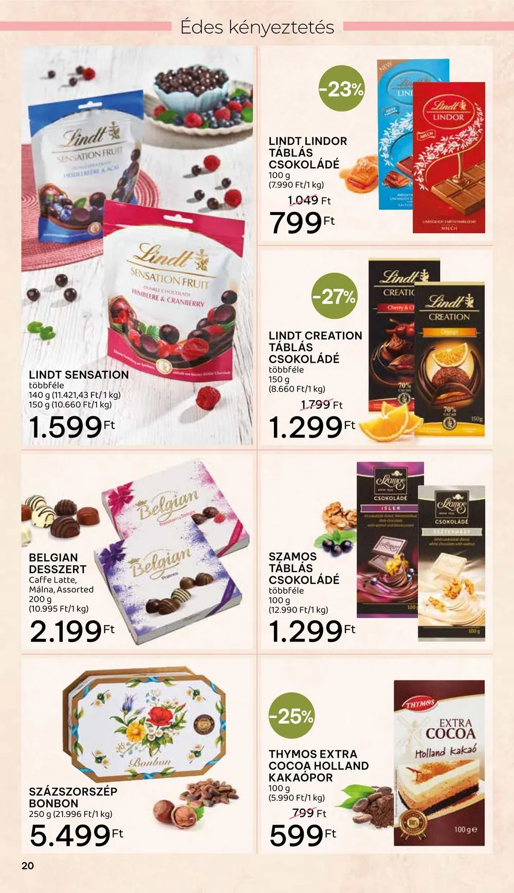 Spar akciós újság Inyenc 03.22–04.08 – 20. oldal