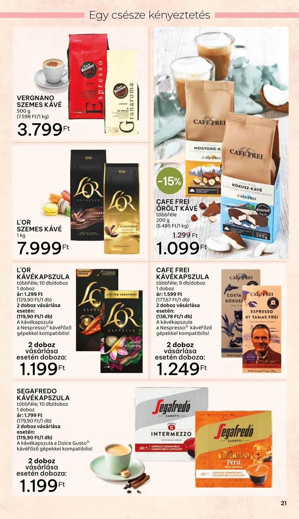 Spar akciós újság Inyenc 03.22–04.08 – 21. oldal
