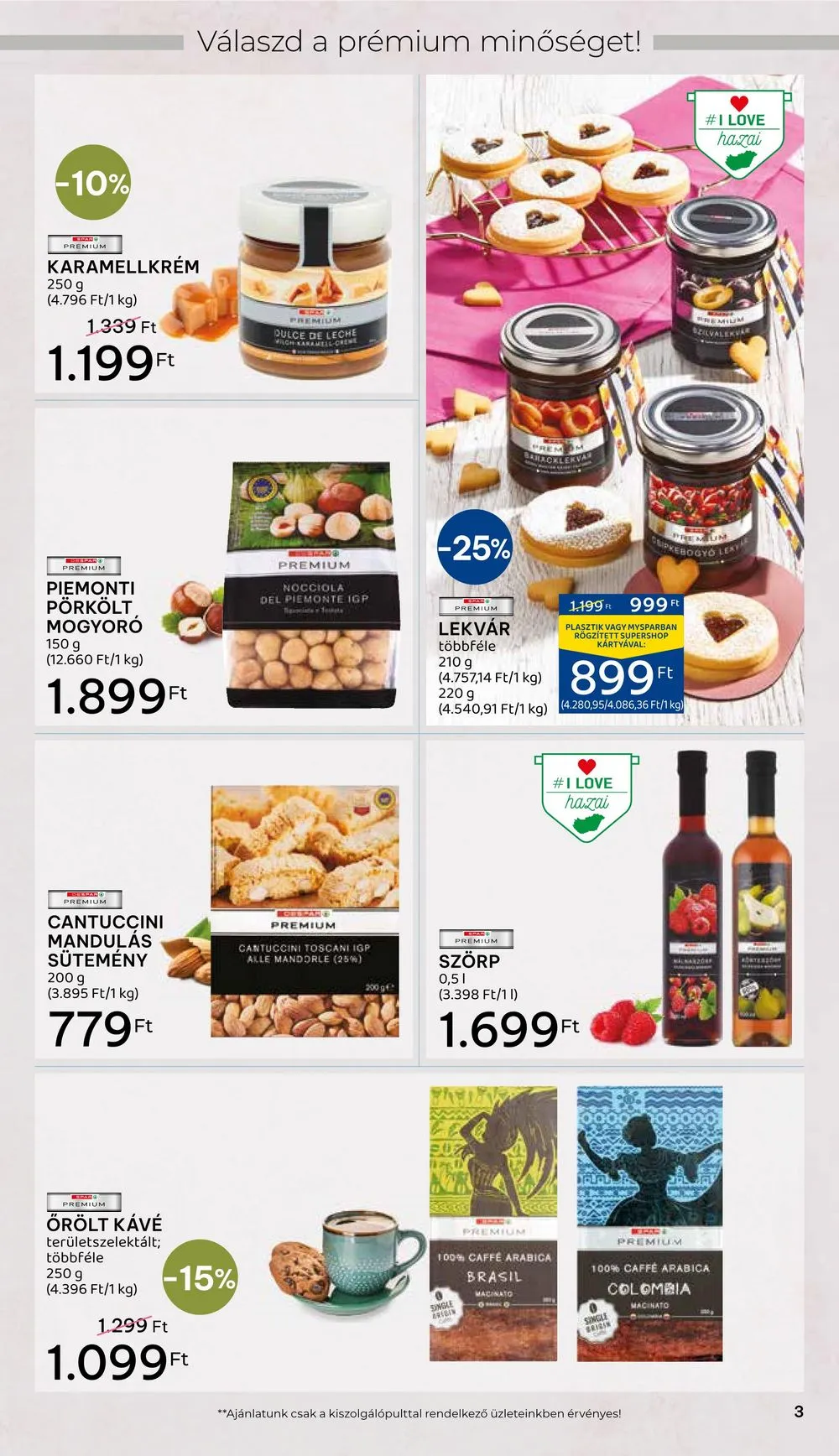 Spar akciós újság Inyenc 03.22–04.08 – 3. oldal