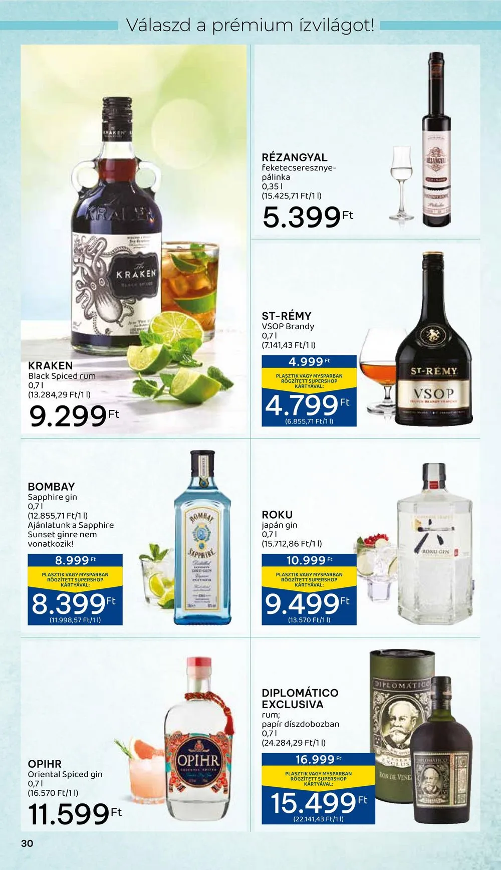 Spar akciós újság Inyenc 03.22–04.08 – 30. oldal