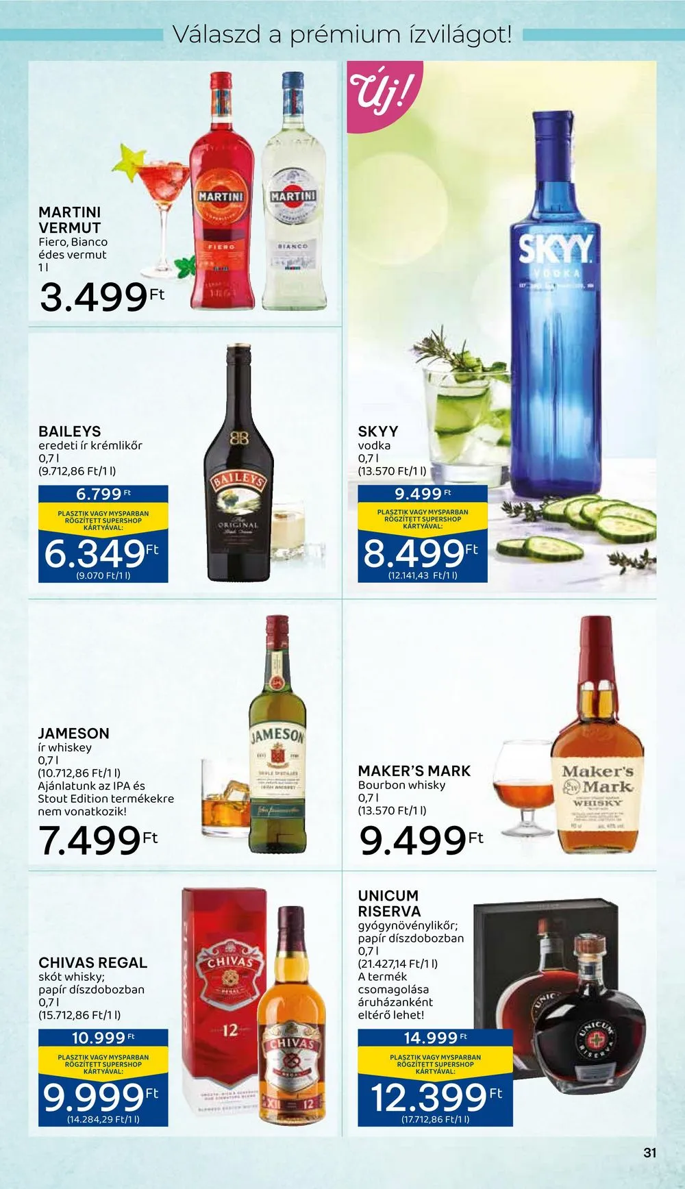 Spar akciós újság Inyenc 03.22–04.08 – 31. oldal