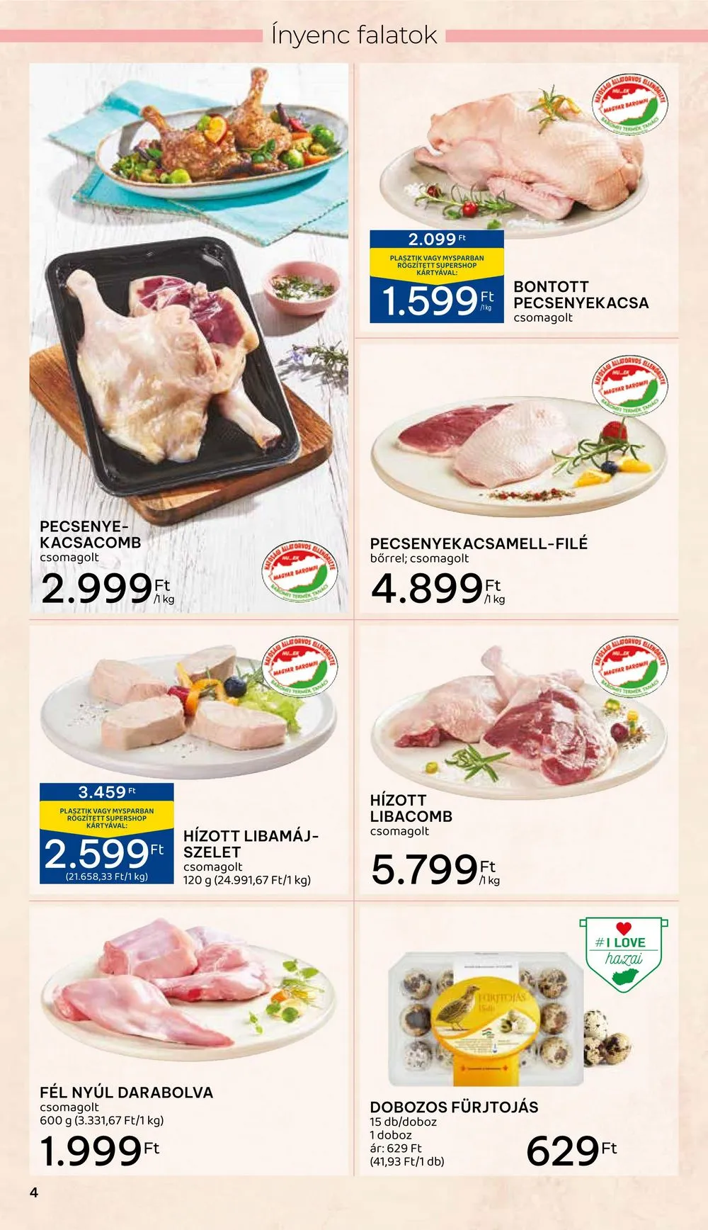 Spar akciós újság Inyenc 03.22–04.08 – 4. oldal