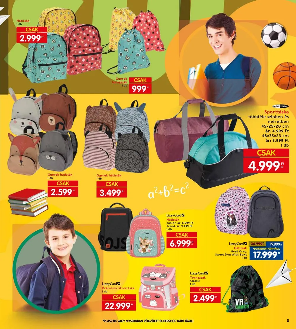 Spar akciós újság Iskola katalógus 07.20–08.17 – 3. oldal