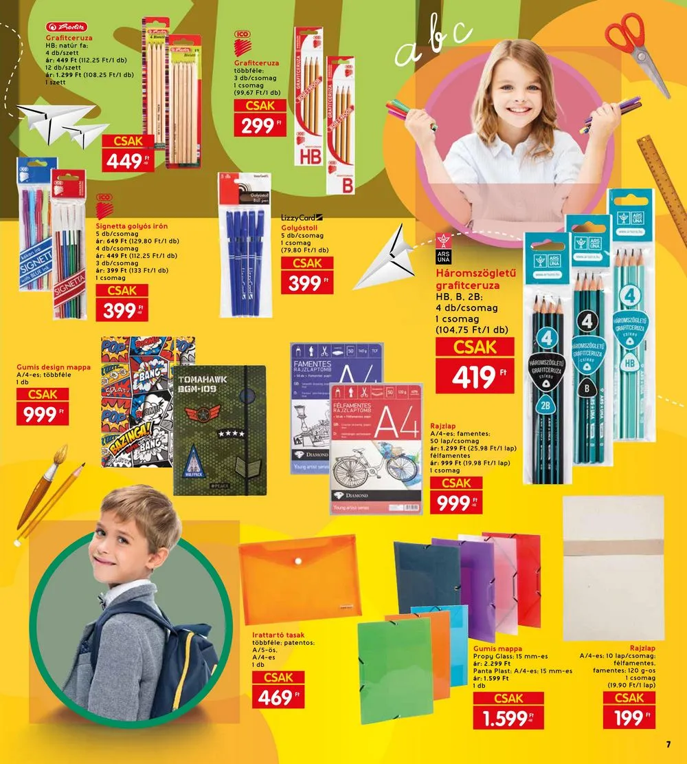 Spar akciós újság Iskola katalógus 07.20–08.17 – 7. oldal