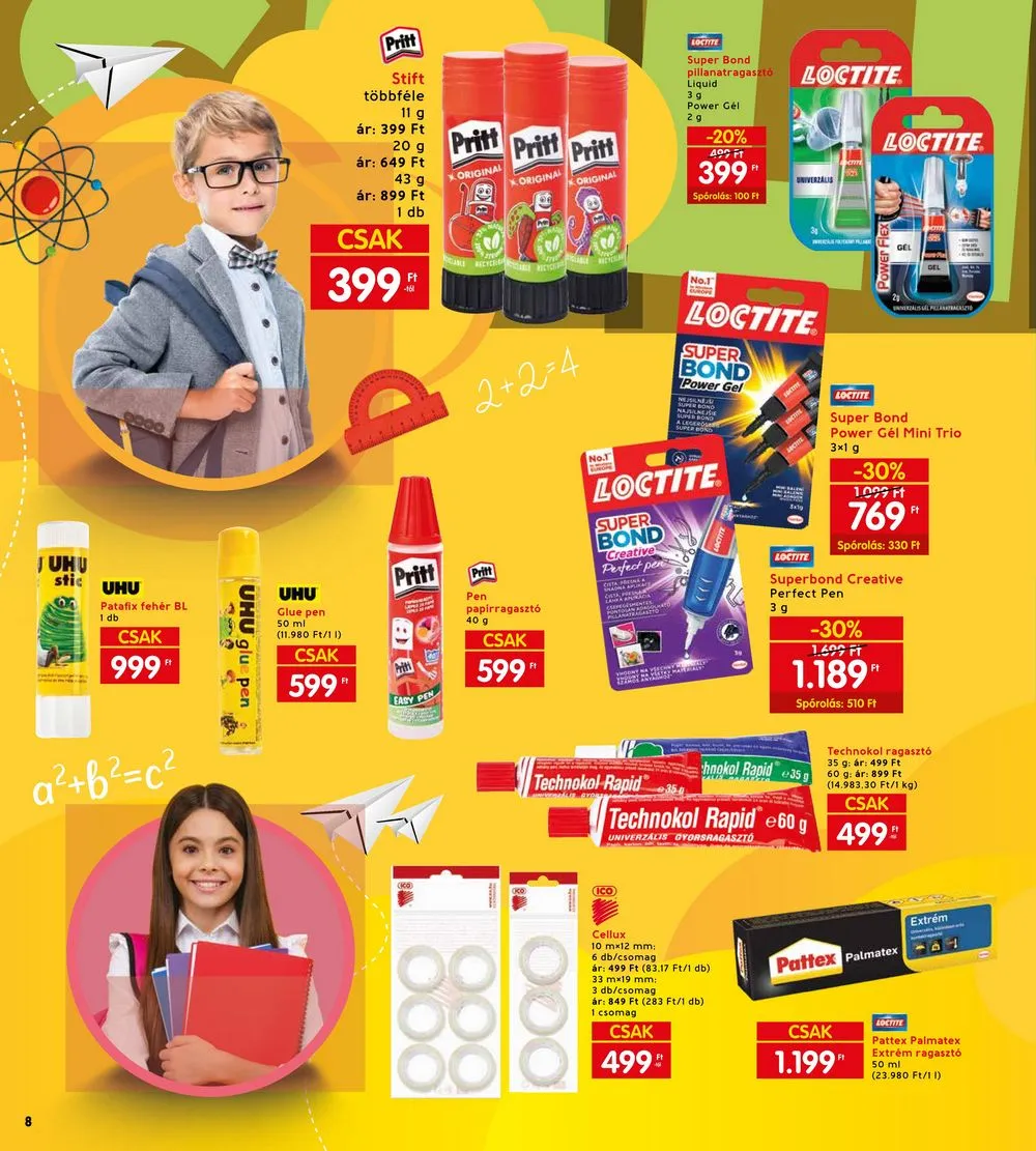 Spar akciós újság Iskola katalógus 07.20–08.17 – 8. oldal